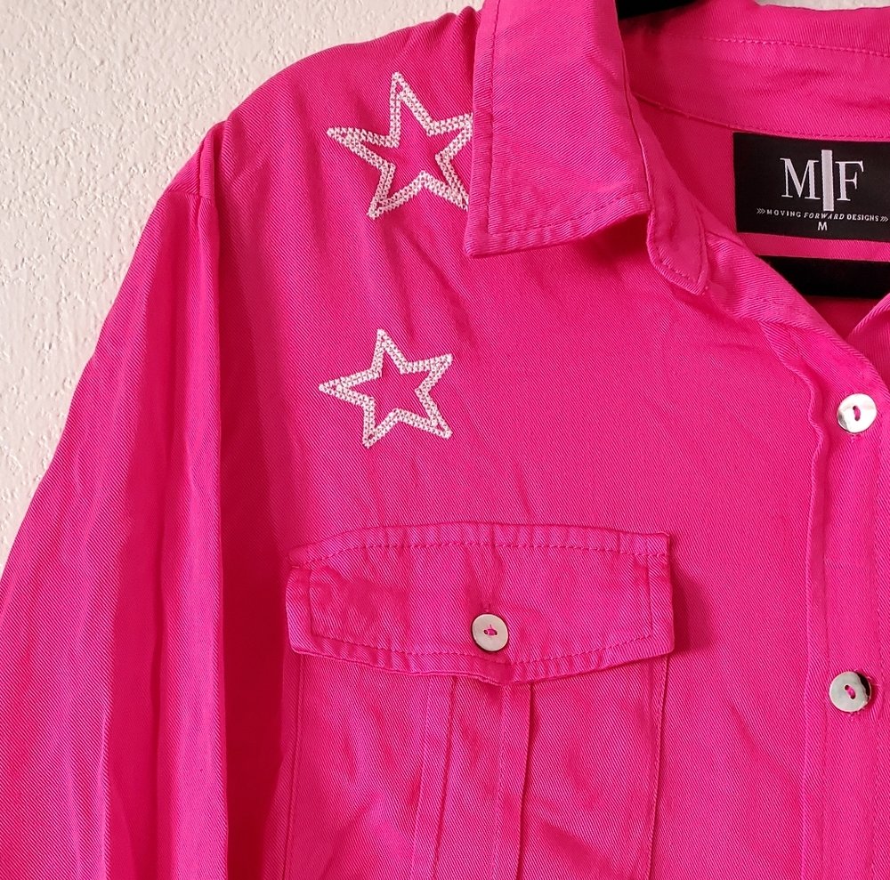 Moving Forward Designs Stars‎ Rhinestone Shirt. - Picture 9 of 14